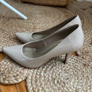 Beige Pointed Toe ComfortPlus Heels